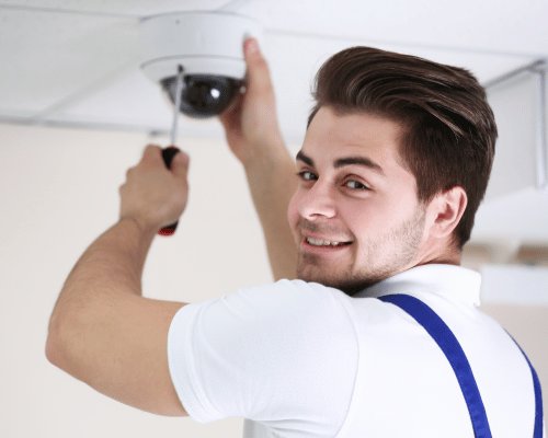 Instalacja kamer bezpieczeństwa CCTV